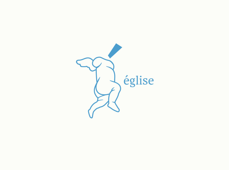 église - logo design